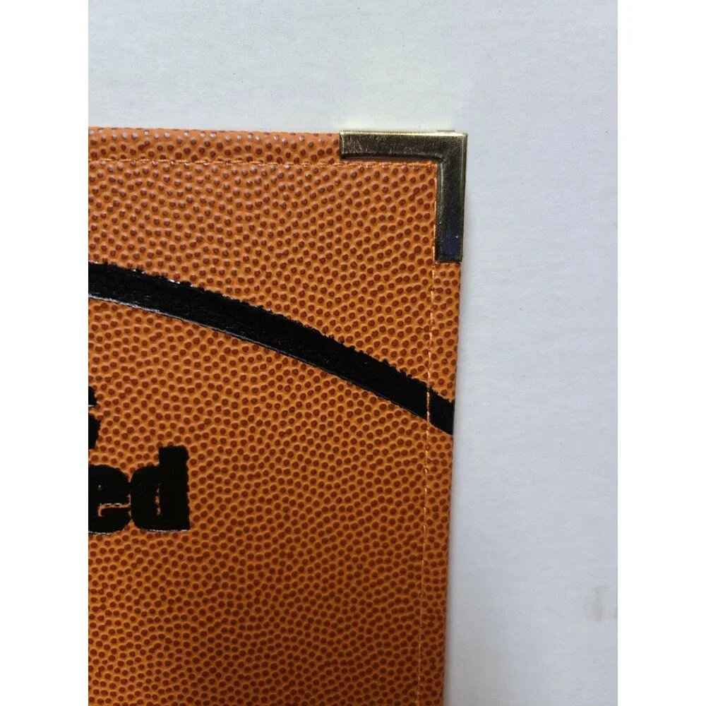 Basketball Sports Illustrated Ball Cover Texture Notebook Portfolio Ledger Pad